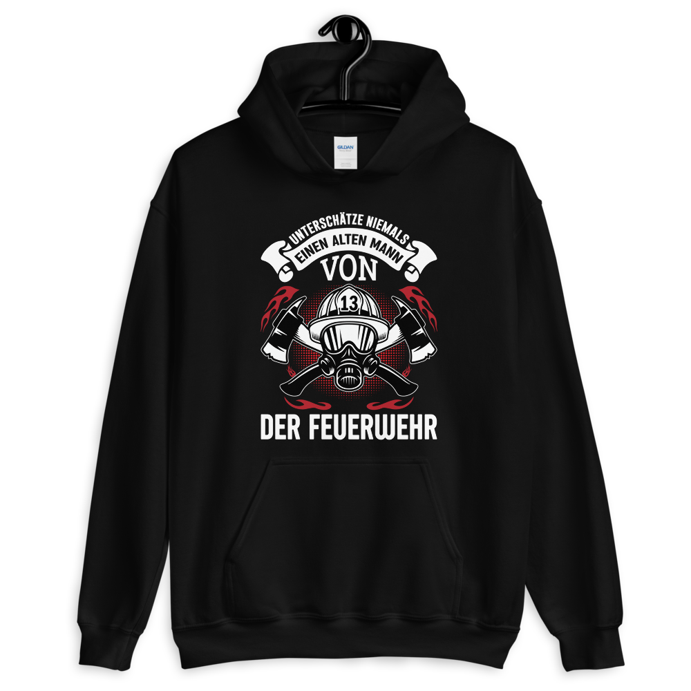 Alter Feuerwehrmann - Hoodie - Retterherzen