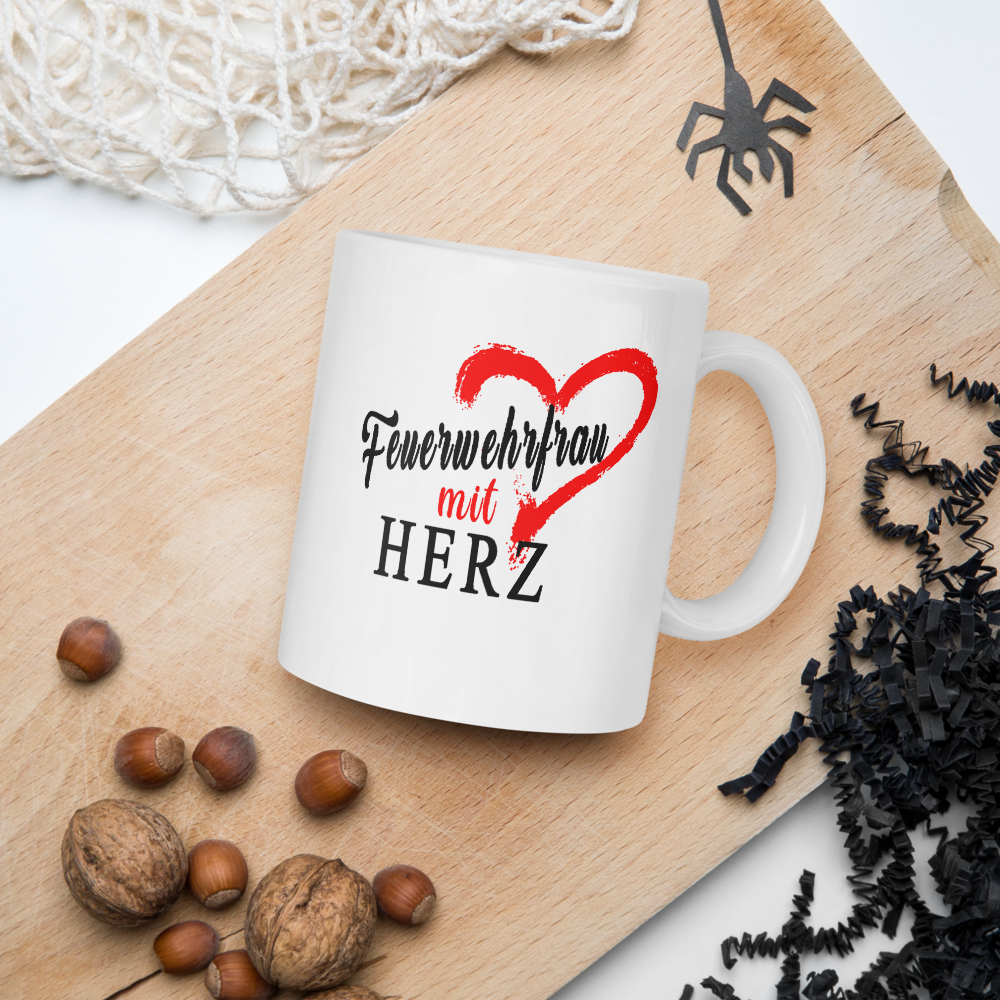 Feuerwehr Herz - Tasse - Retterherzen
