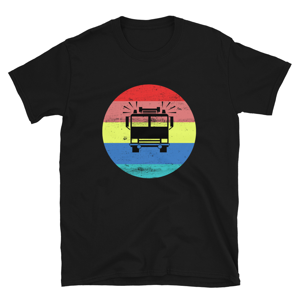 Retro Feuerwehr - Shirt - Retterherzen