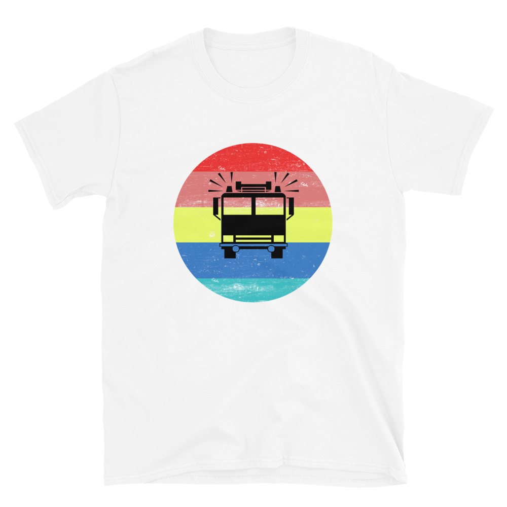 Retro Feuerwehr - Shirt - Retterherzen