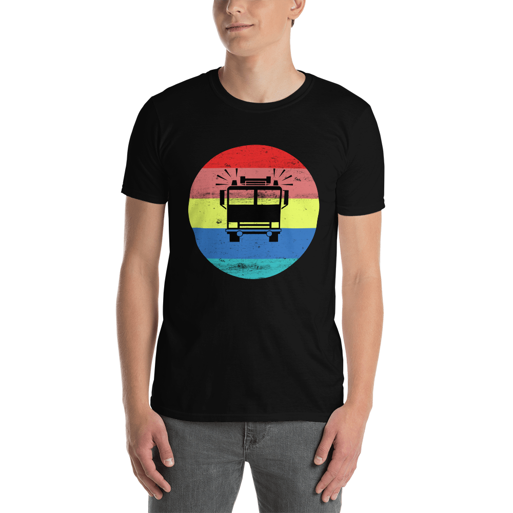 Retro Feuerwehr - Shirt - Retterherzen