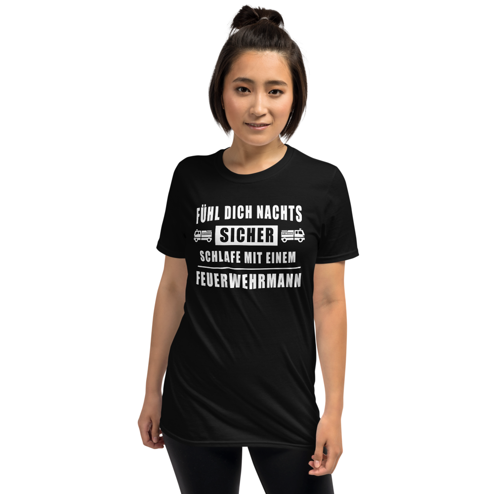 Schlafe mit einem Feuerwehrmann - Shirt - Retterherzen