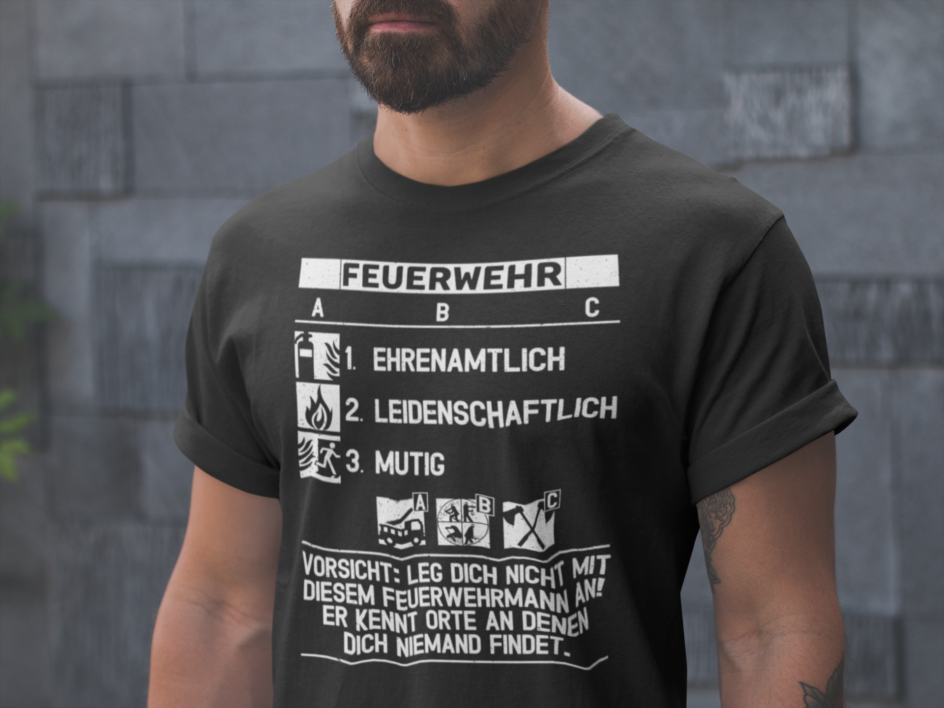 Feuerlöscher - Shirt - Retterherzen