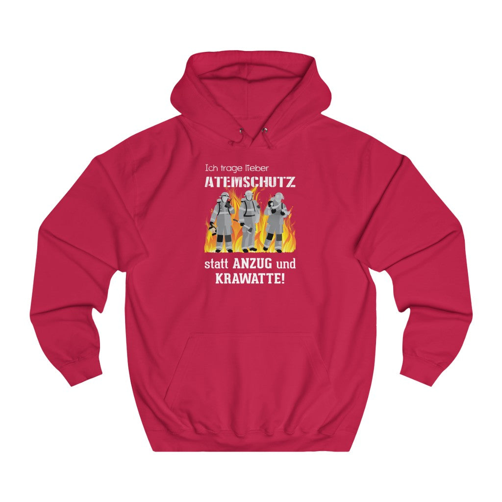 Atemschutz statt Anzug - Hoodie - Retterherzen
