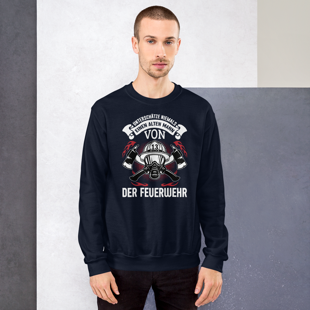 Alter Feuerwehrmann - Sweatshirt - Retterherzen