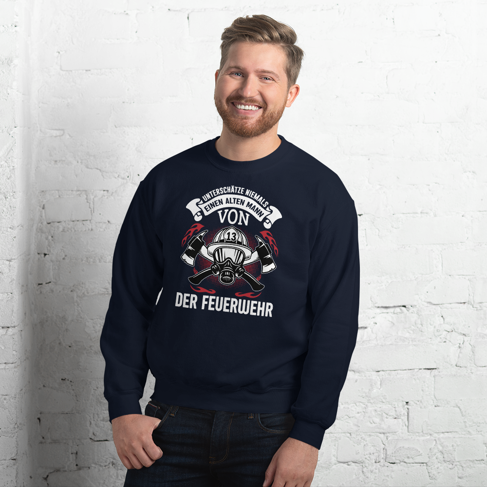 Alter Feuerwehrmann - Sweatshirt - Retterherzen