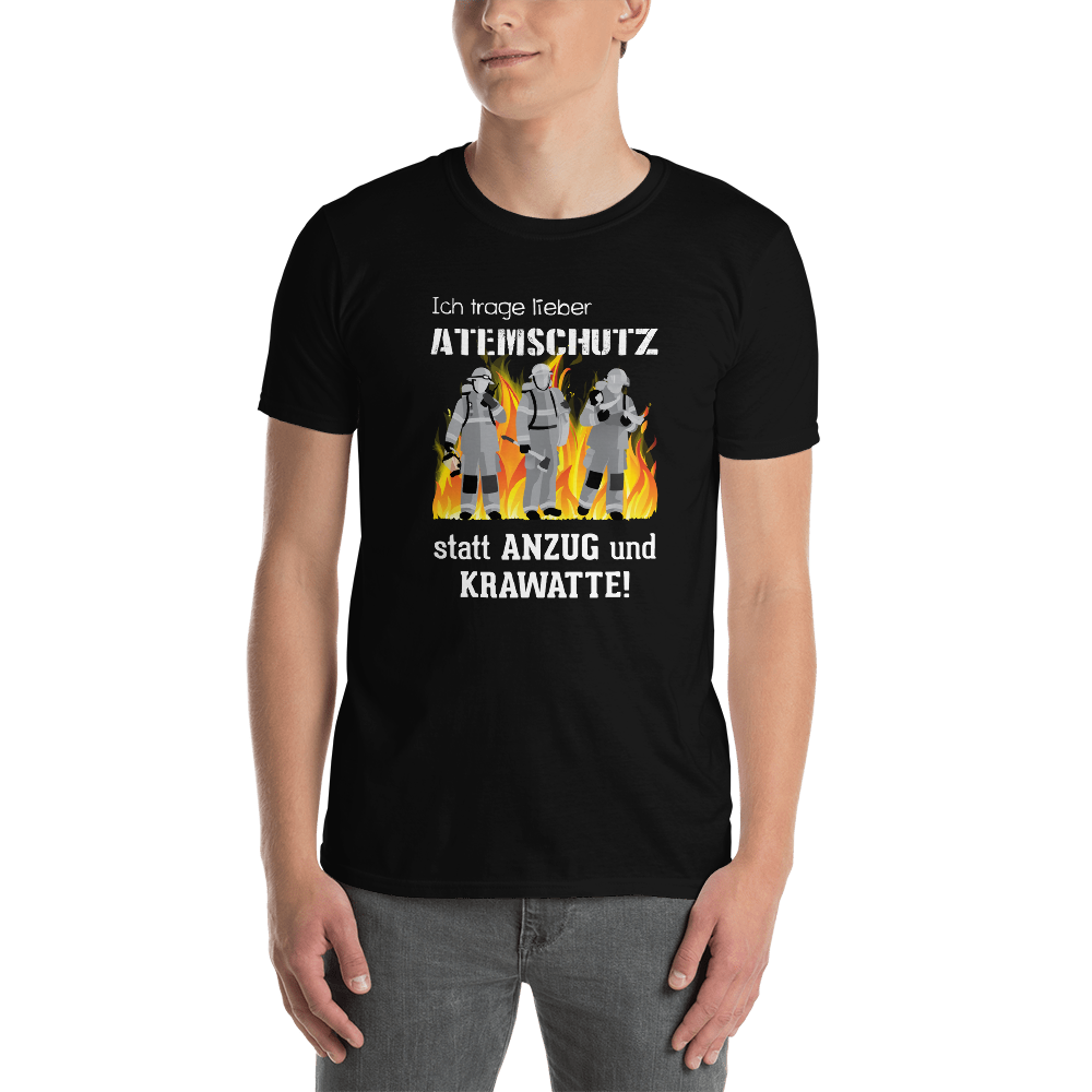 Atemschutz statt Anzug - Shirt - Retterherzen